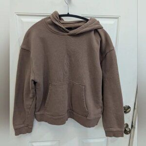 Quince Organic Cotton Tan Hoodie